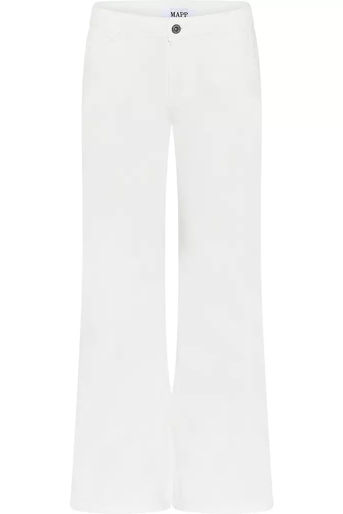 Mapp Jeans - Chino Flare  Twill Jeans White
