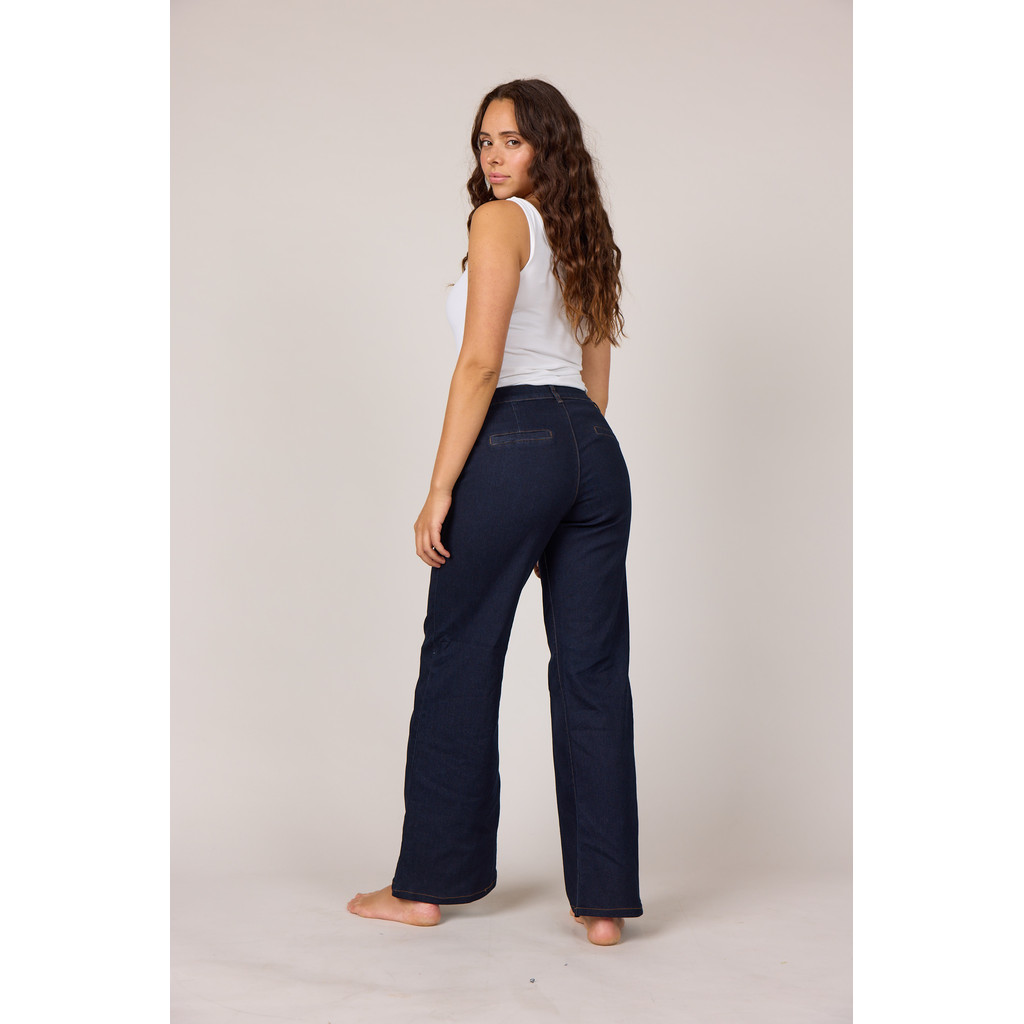 Chino flare denim jeans - 4