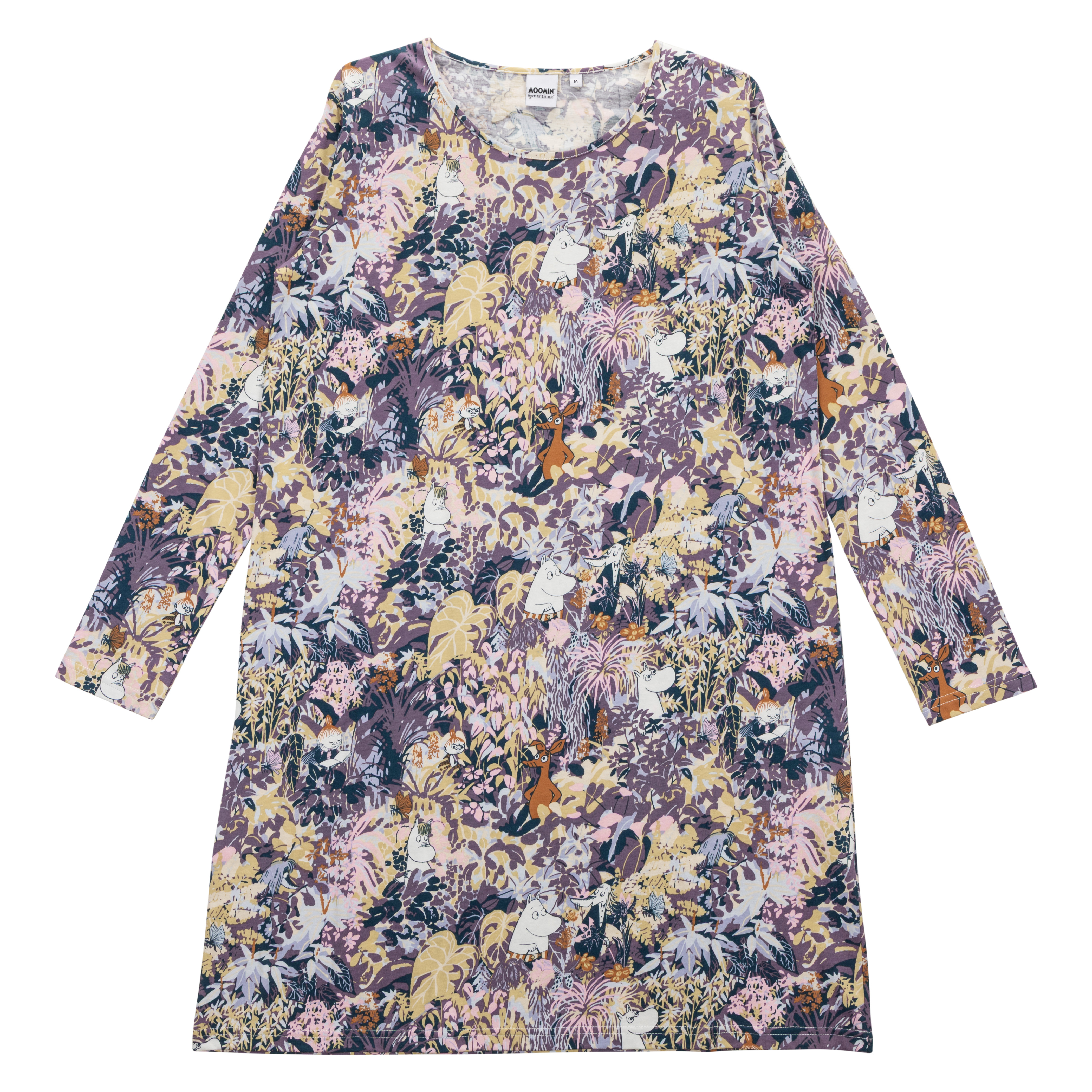 Moomin NIGHTGOWN lush purple