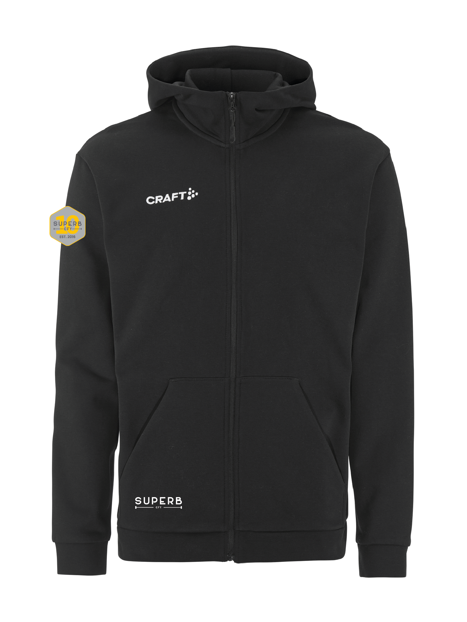 Craft Community 2.0 Logo FZ Hoodie Dam CFY  - 10 Års