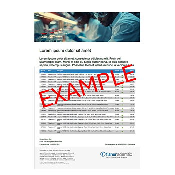 Flyer - Product (Table style)