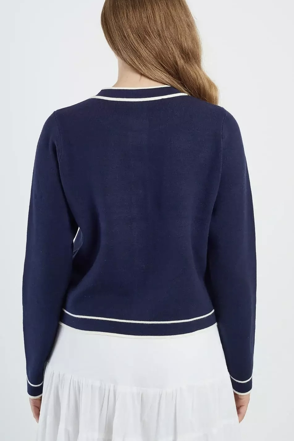 Derhy  - Plume Knitted Cardigan Marin - 5