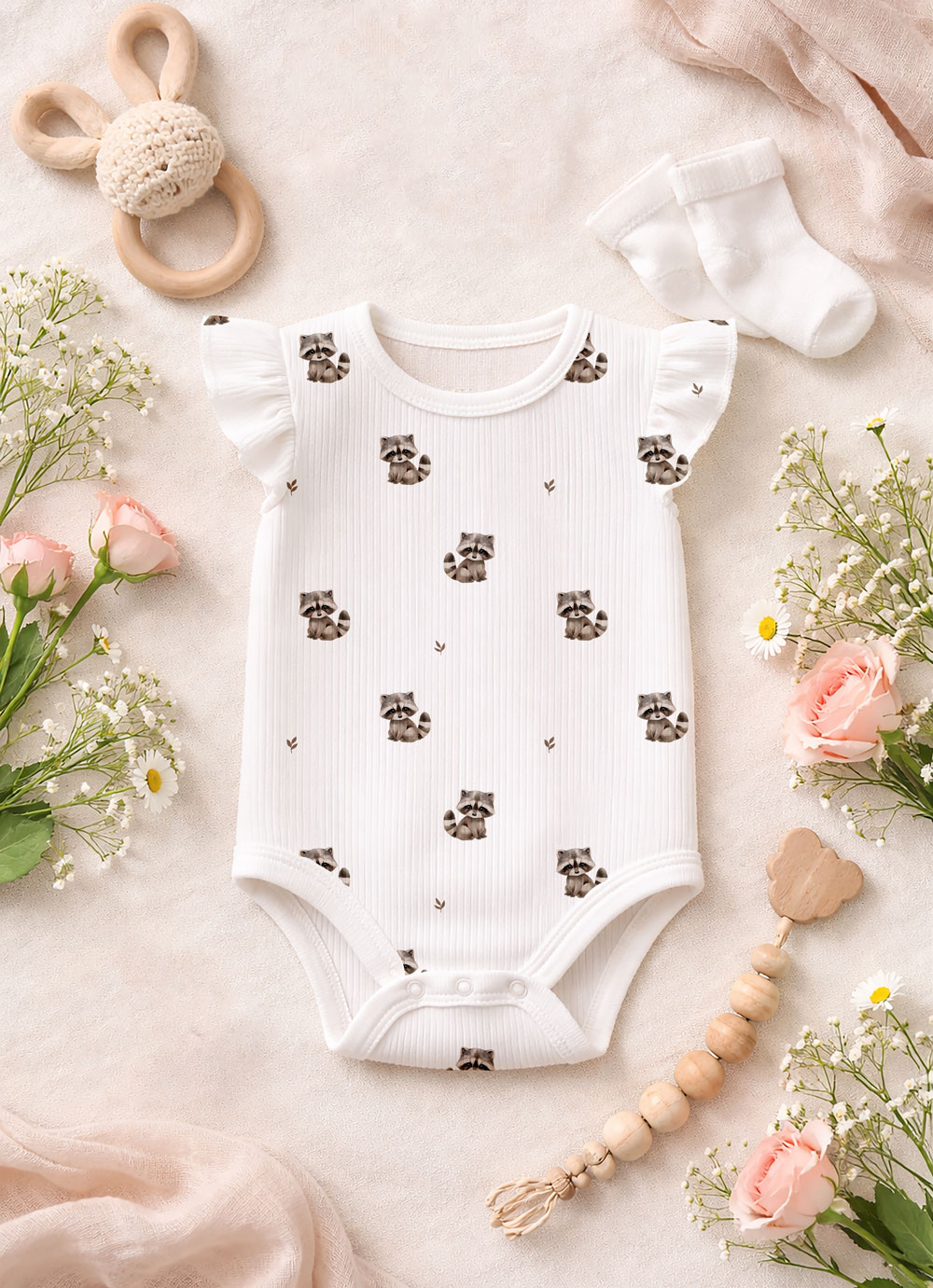 MINI RACOONS -  RIBBED - 3
