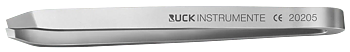 RUCK® INSTRUMENT Easy Clean pincett, rostfritt stål, längd 9,5 cm, sned, skärkant 3 mm