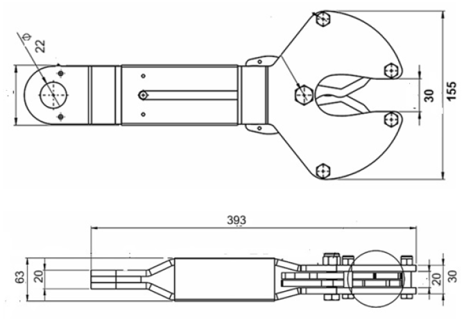 Automatisk släppkrok Maxlast: 3 ton - 2