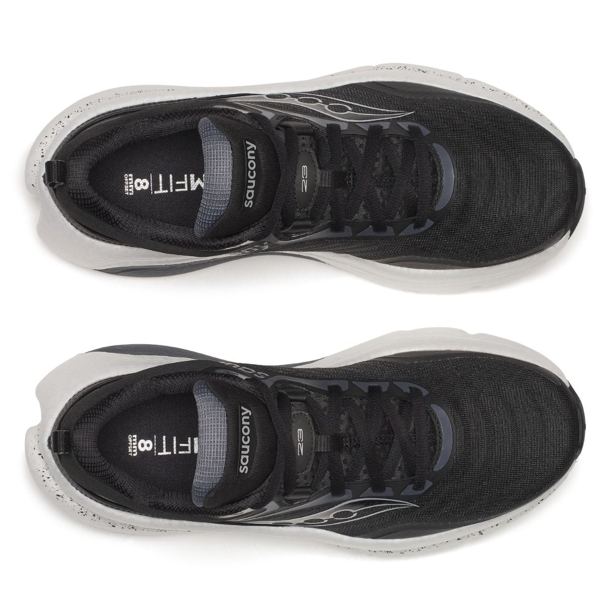 Saucony Omni ST 23 M Wide - Black/Silver - 5