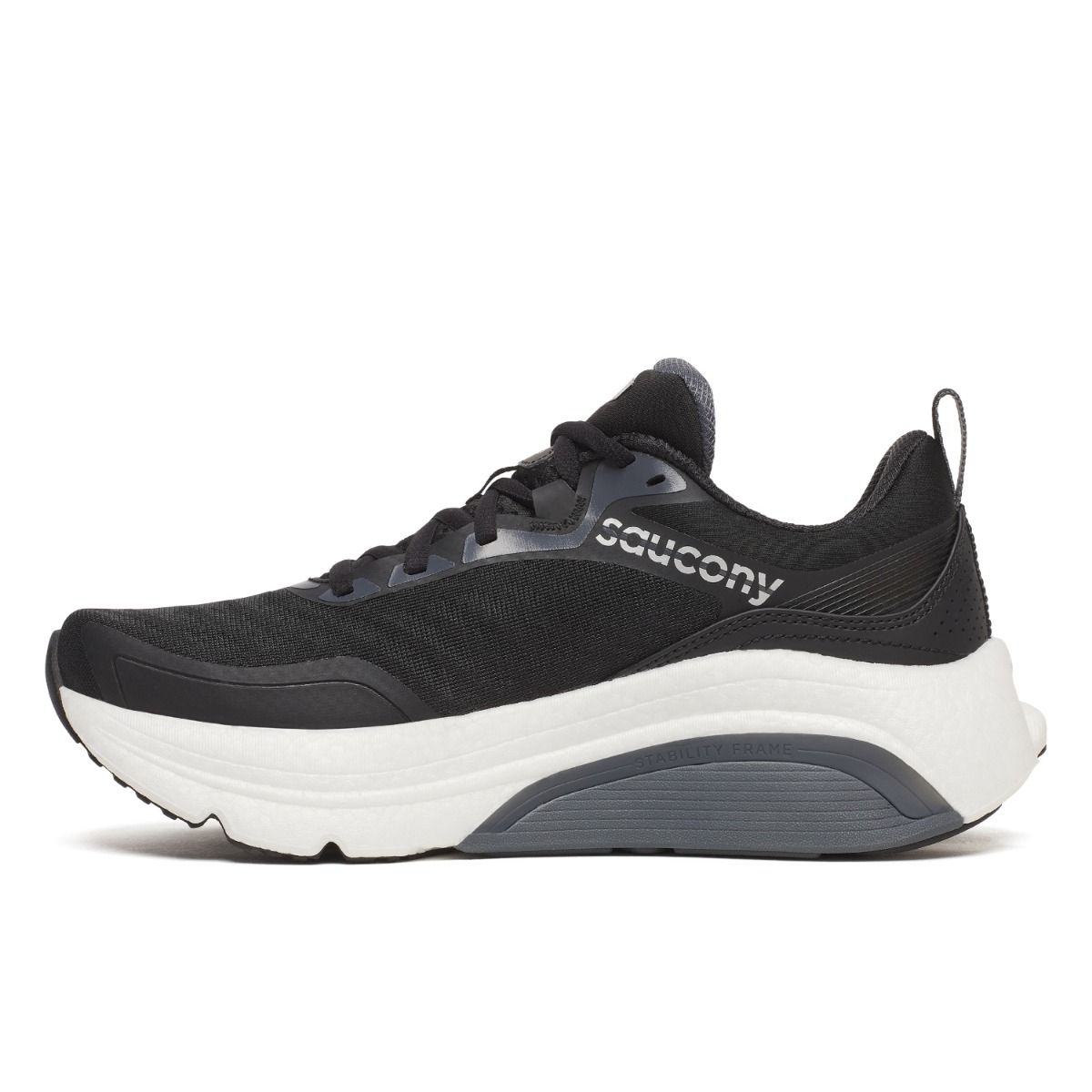 Saucony Omni ST 23 M Wide - Black/Silver - 2
