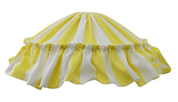 Takskärm Color Stripe 40cm Gul