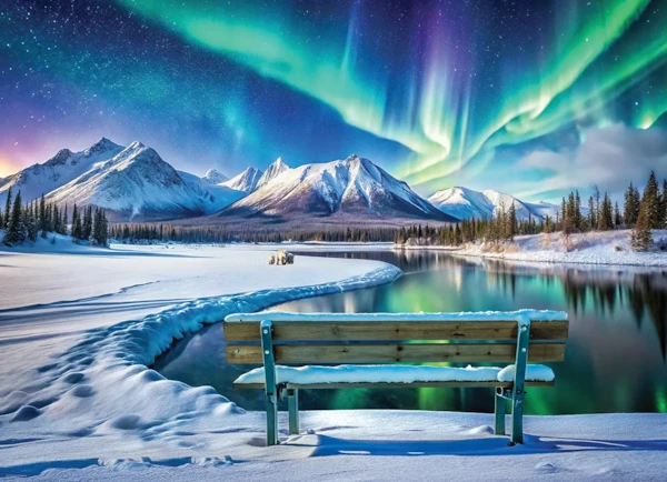 Yokon Aurora Borealis, 1000 Bitar Eurographic