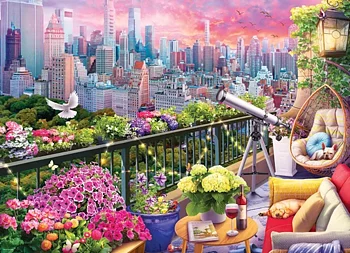NY Rooftop Garden, 1000 Bitar Eurographic