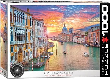 Grand Canal, Venice, 1000 Bitar Eurographic