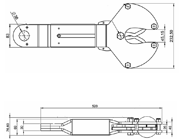 Automatisk släppkrok Maxlast: 5 ton - 2