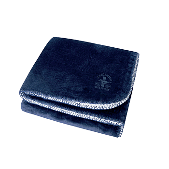 Sherpa Fleece filt med brodyr