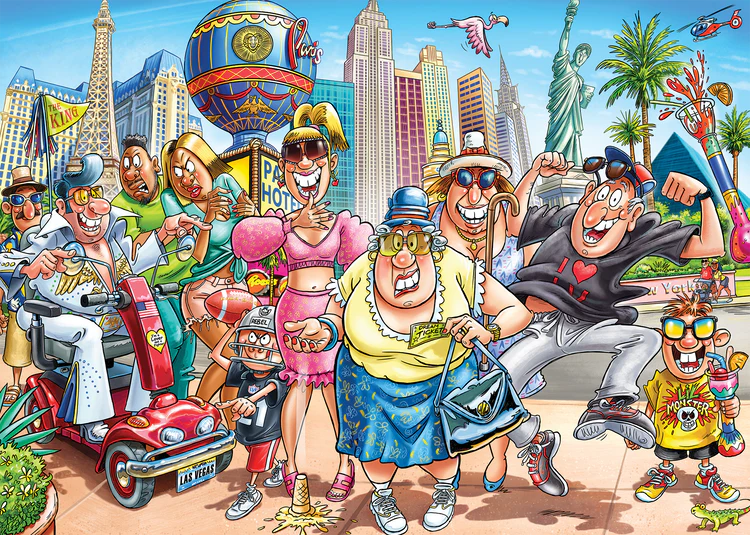 Wasgij Original #48 What Happens in Vegas! 1000 Bitar Jumbo