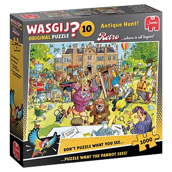 Wasgij Original Retro #10 Antique Hunt! 1000 Bitar Jumbo