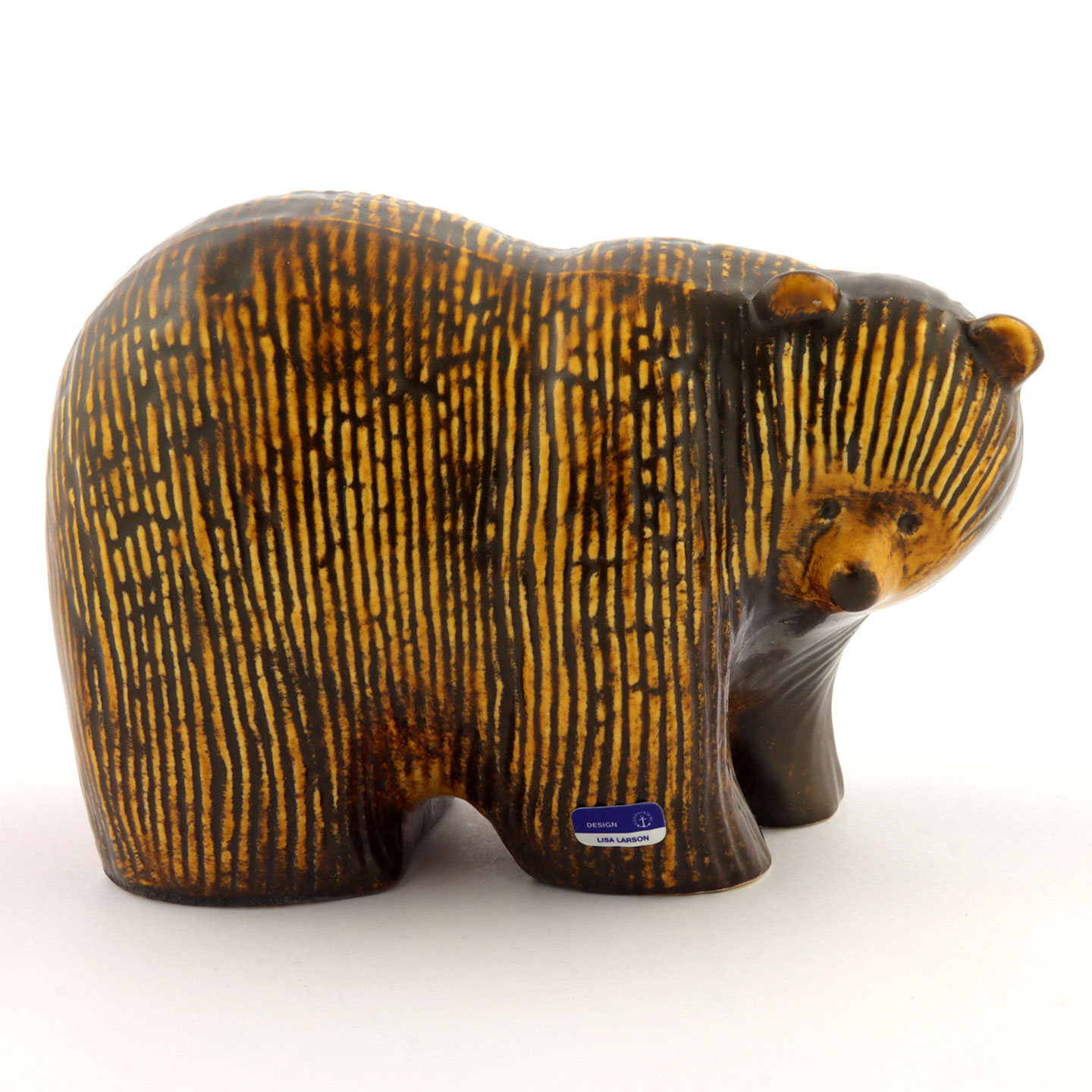 Lisa Larson (Skansen 1976) Big-Hearted Bear 15/11 cm (2)