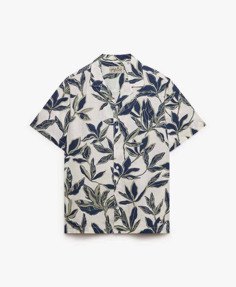 Superdry - Cabana Poolside s/s Shirt - Banana Leaf Ecru - 5