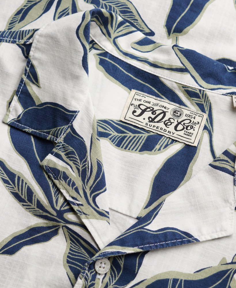 Superdry - Cabana Poolside s/s Shirt - Banana Leaf Ecru - 4