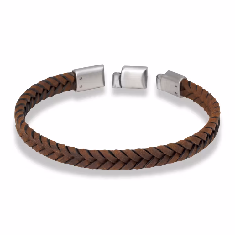 Armband brunt läder