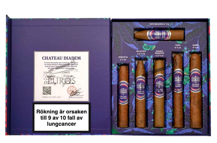 Chateau Diadem Conviction Presentask - 6 Cigarrer