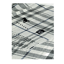 Rutig pläd med brodyr