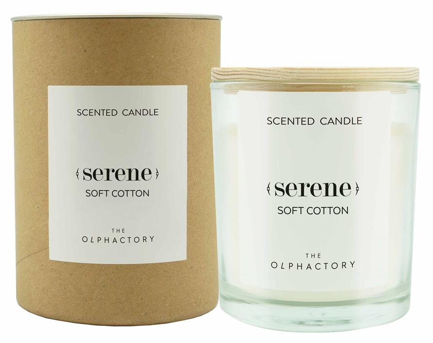 The Olphactory Serene Soft Cotton Candle