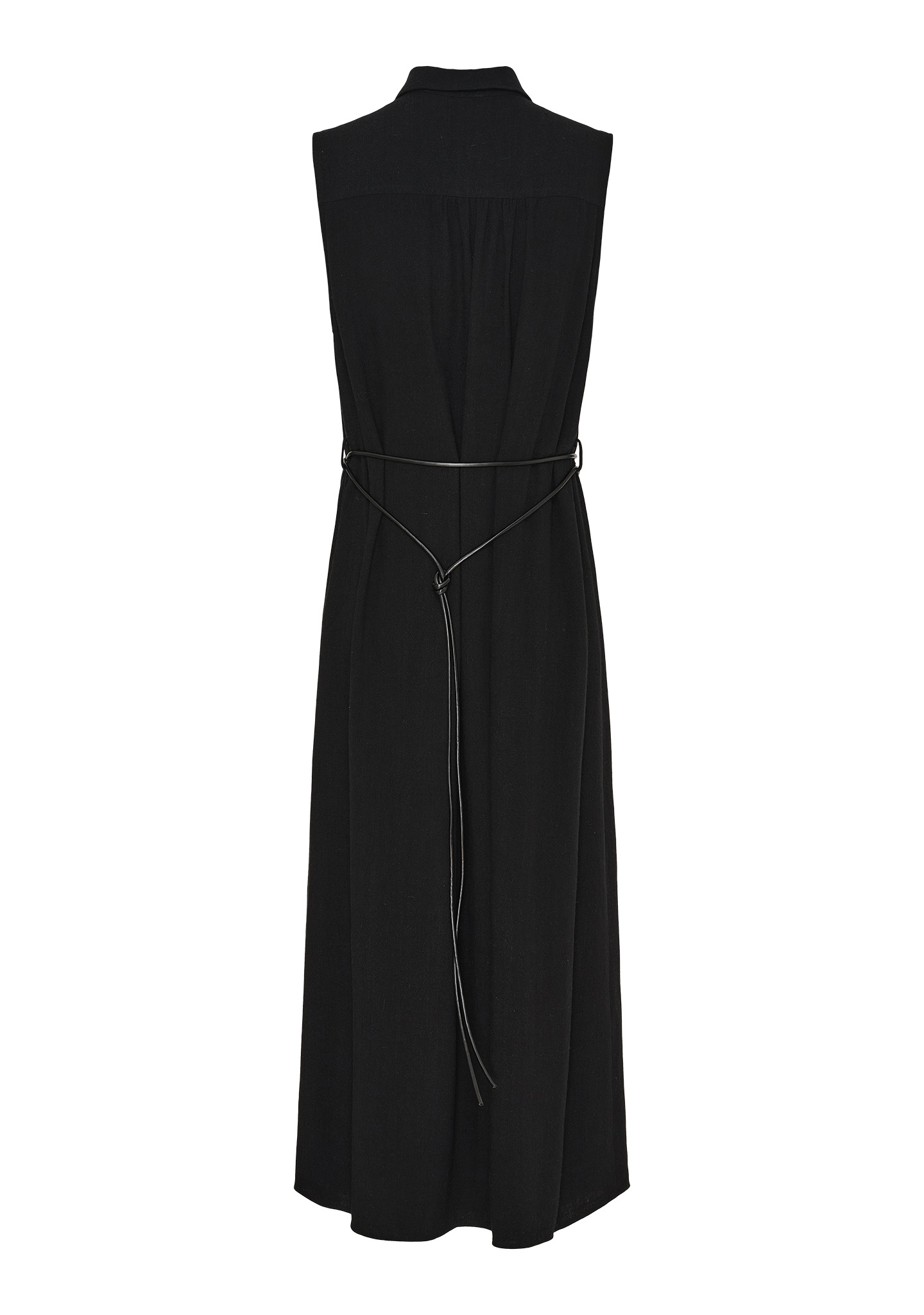 Pearl Belt Dress - Black - Isay  - 3