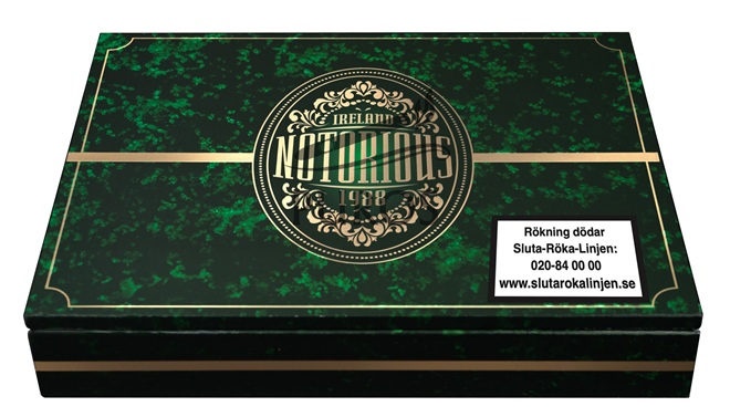 Notorious Cigars by Conor McGregor Double Robusto Cigarrlåda 10-pack