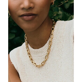 Edblad Box Chain Maxi halsband guld