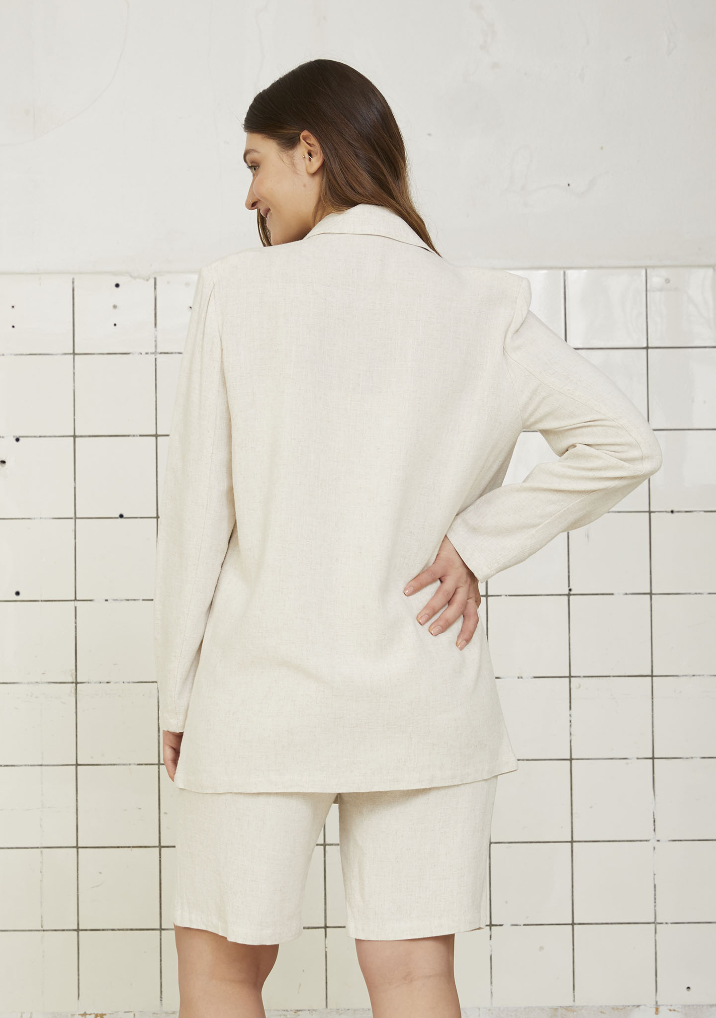 Pearl Blazer - Sand - Isay