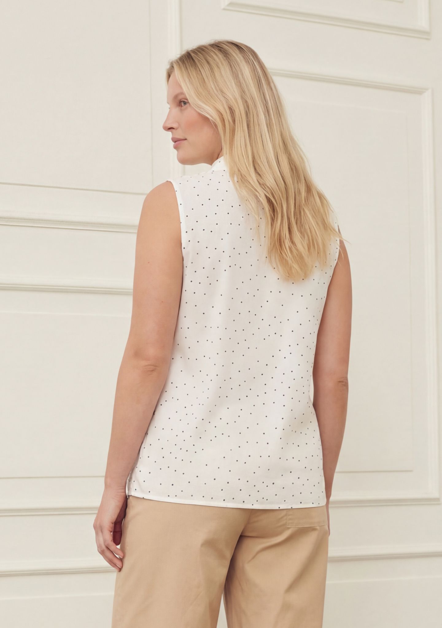 Molly Top - White W/Black - Isay