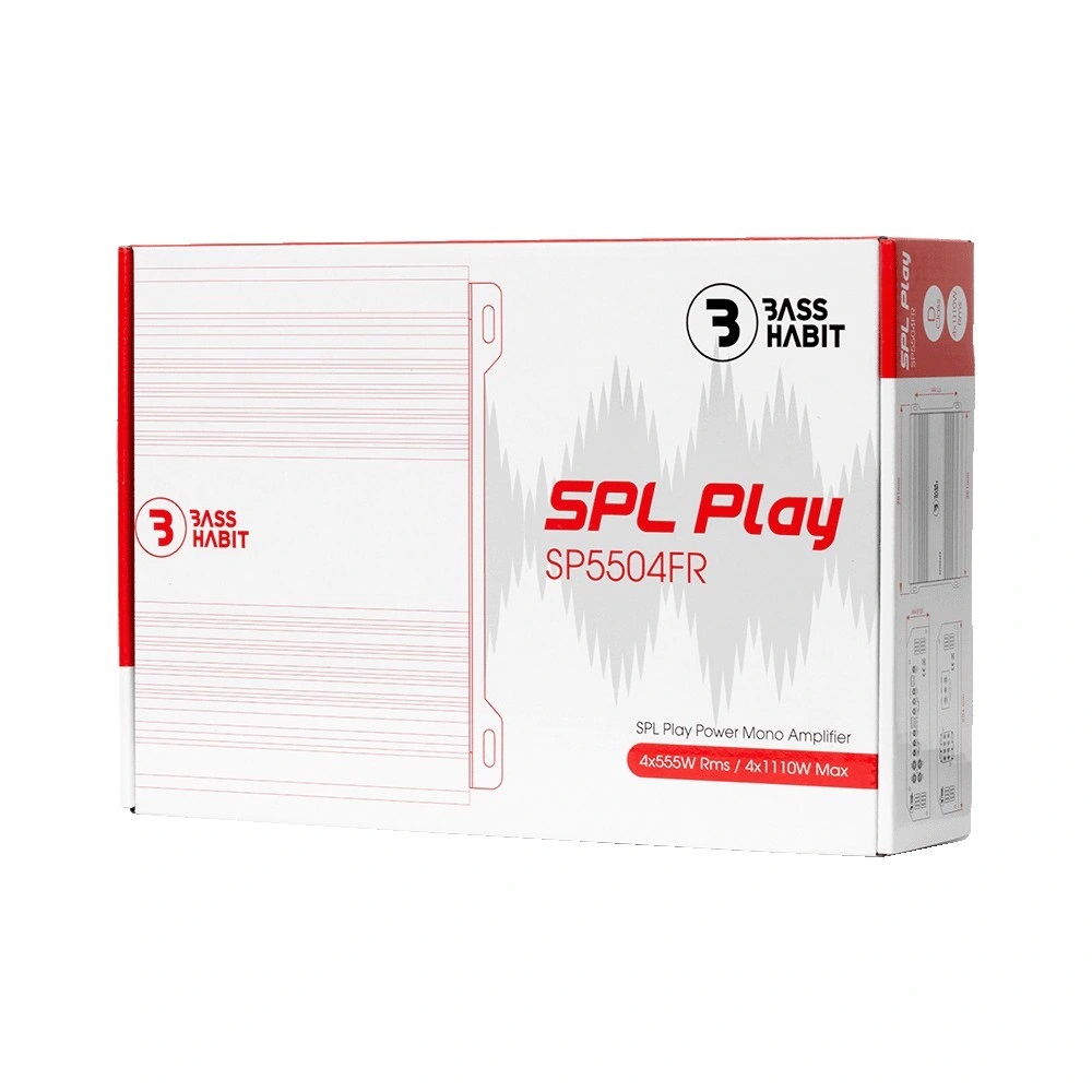 Bass Habit SPL Play SP5504FR, fyrkanaligt slutsteg - 6