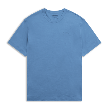 Logo Merino Tee Elemental Blue Herr FF