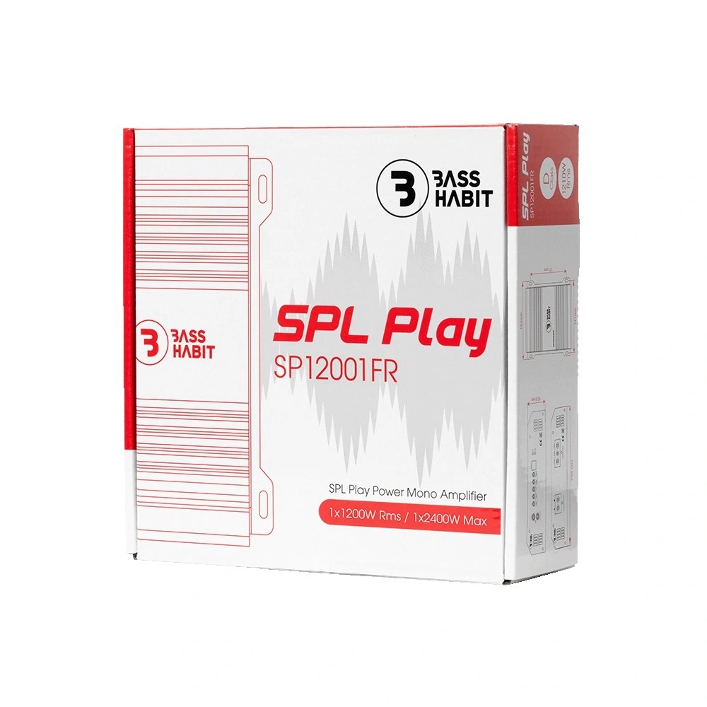 Bass Habit SPL Play SP12001FR, monoblock - 6