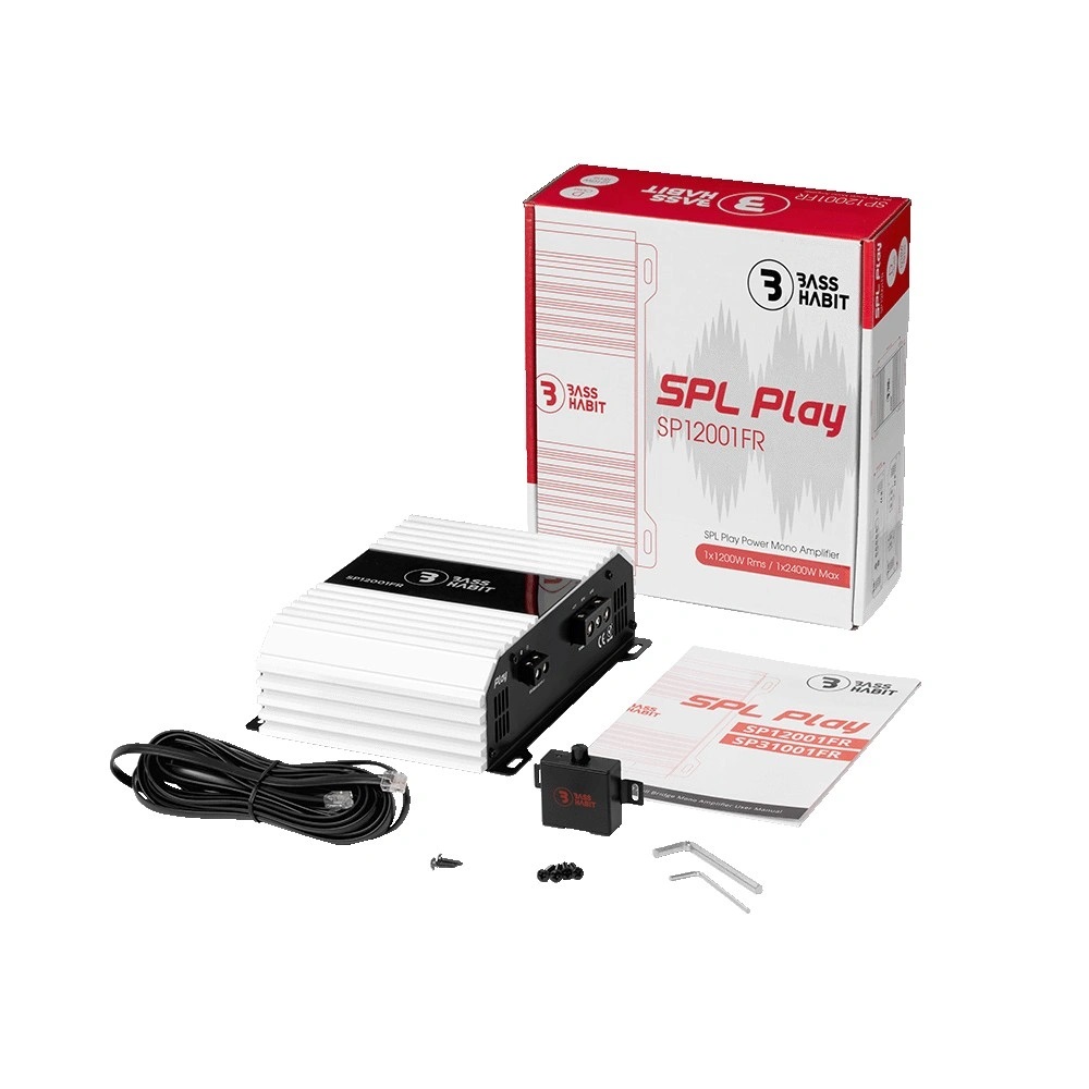 Bass Habit SPL Play SP12001FR, monoblock - 7