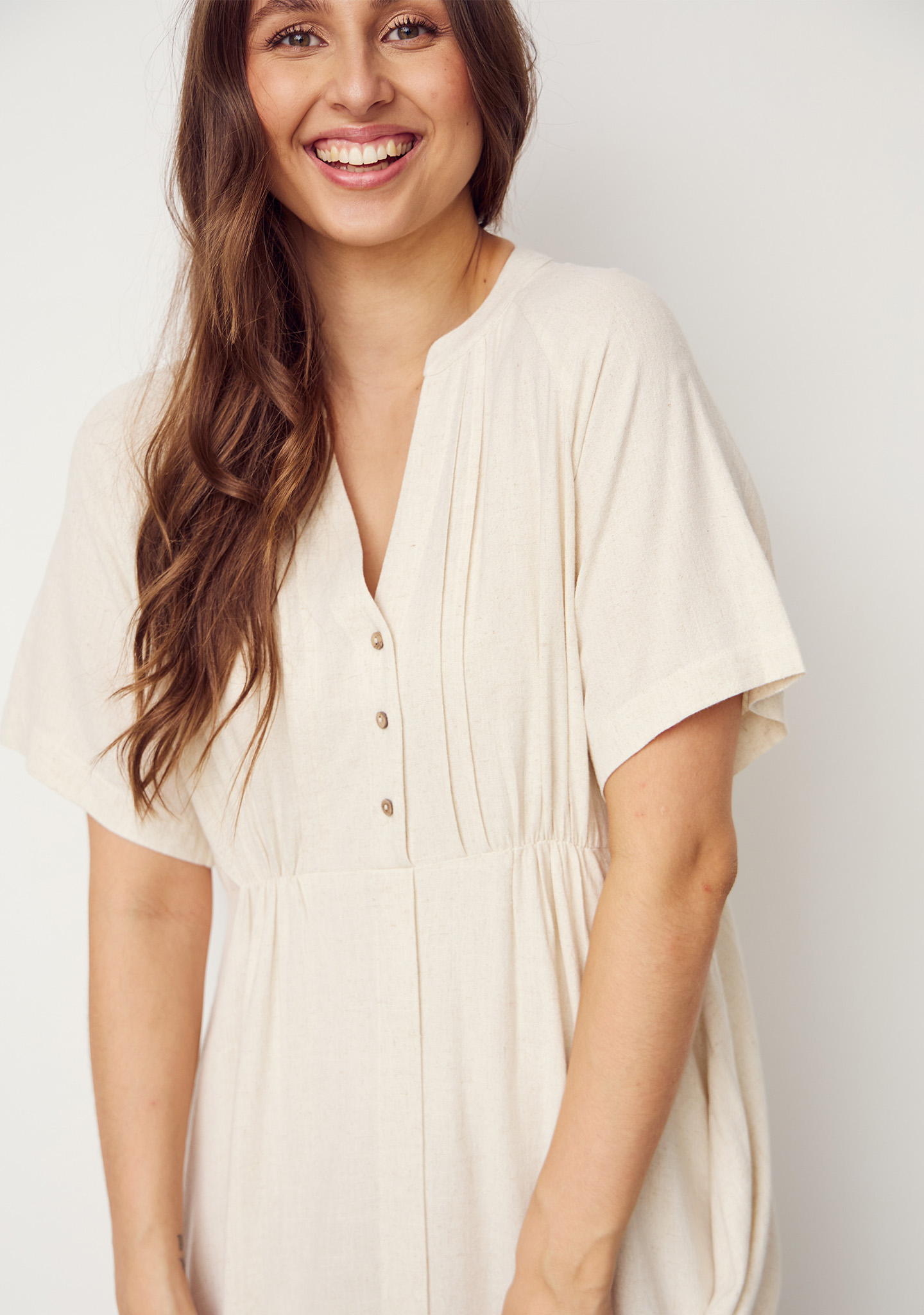 Pearl Long Dress - Sand - Isay
