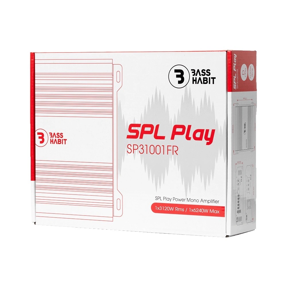Bass Habit SPL Play SP31001FR, monoblock - 6