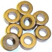 Right / HSP 02079 Brass Bussning 15x10x4 - 6st