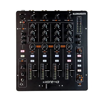 A&H XONE:43 Club & DJ Mixer. 4 Stereo Channels, 2 Mix Output
