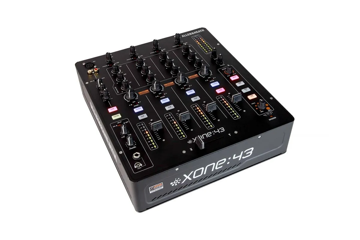 A&H XONE:43 Club & DJ Mixer. 4 Stereo Channels, 2 Mix Output - 4