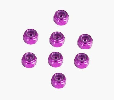 Right / HSP 02191 Alu Lock Nut M3 - 8st