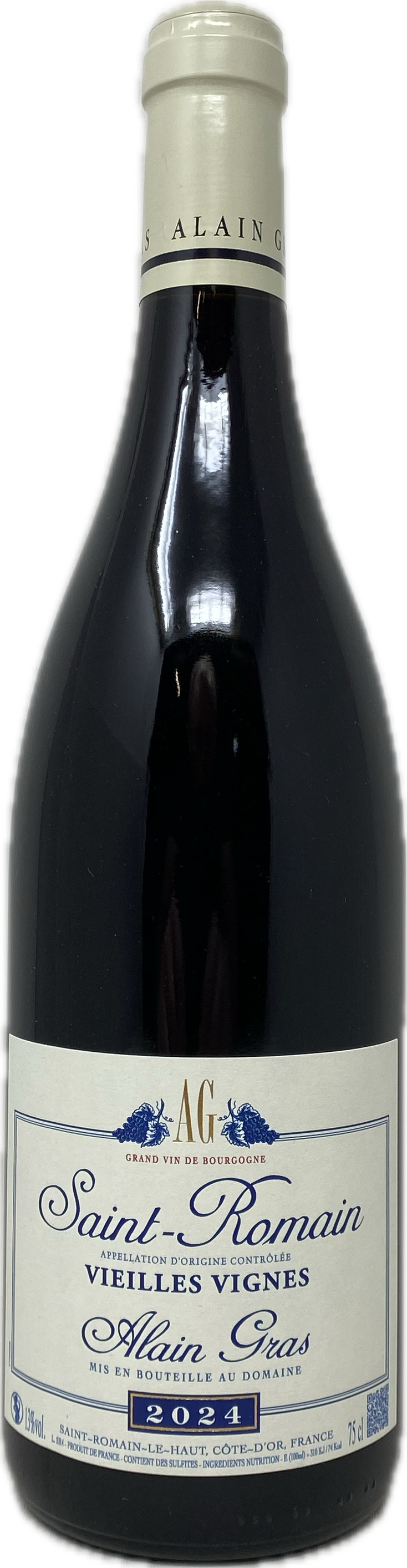 2024 SAINT ROMAIN RÖD ALAIN GRAS, 75 cl