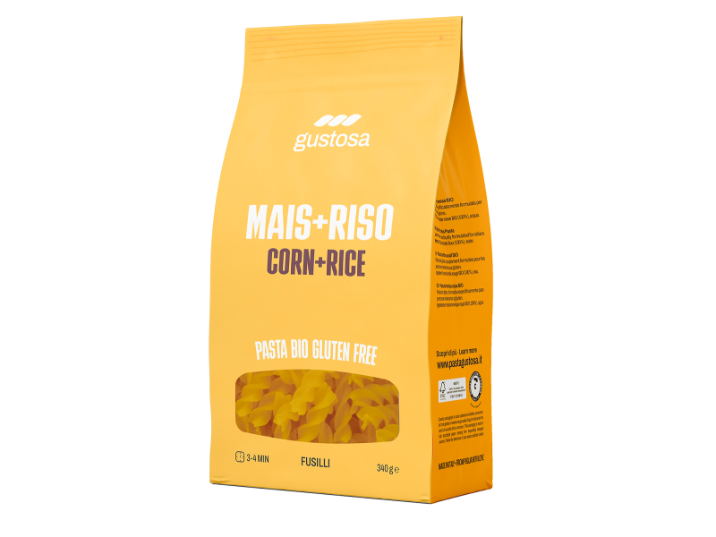 Gustosa pasta Caserecce, glutenfri - Majs & Ris, 340 g