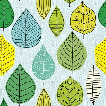 Servetter - Leaf veins green