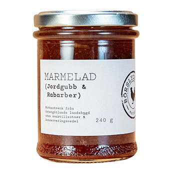 Börslycke Marmelad Jordgubb & Rabarber, 240 g