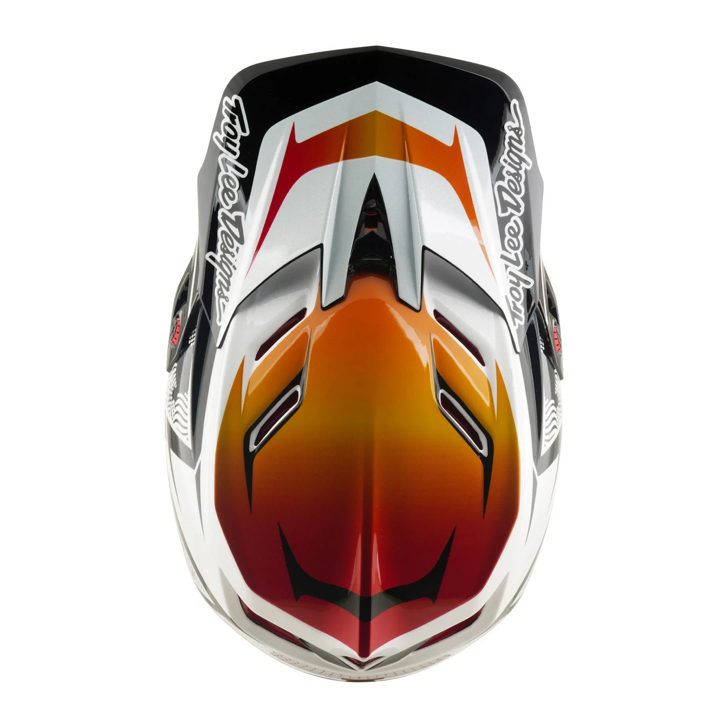 Troy Lee Designs D4 Composite Helmet Lined up White - 4