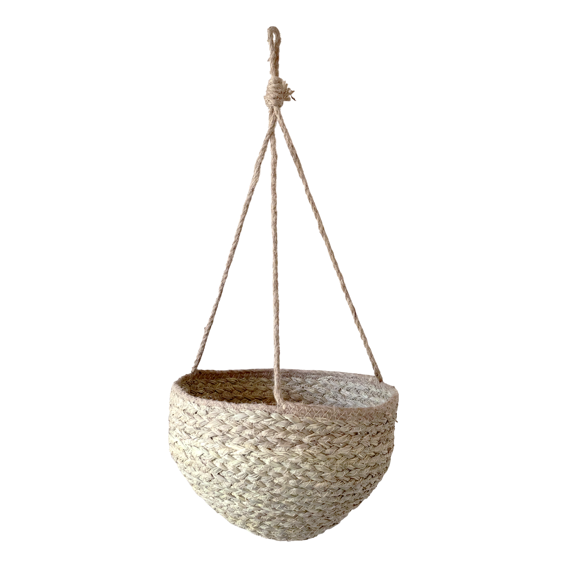 Hanging basket with basket - H20/Ø30 cm - 4