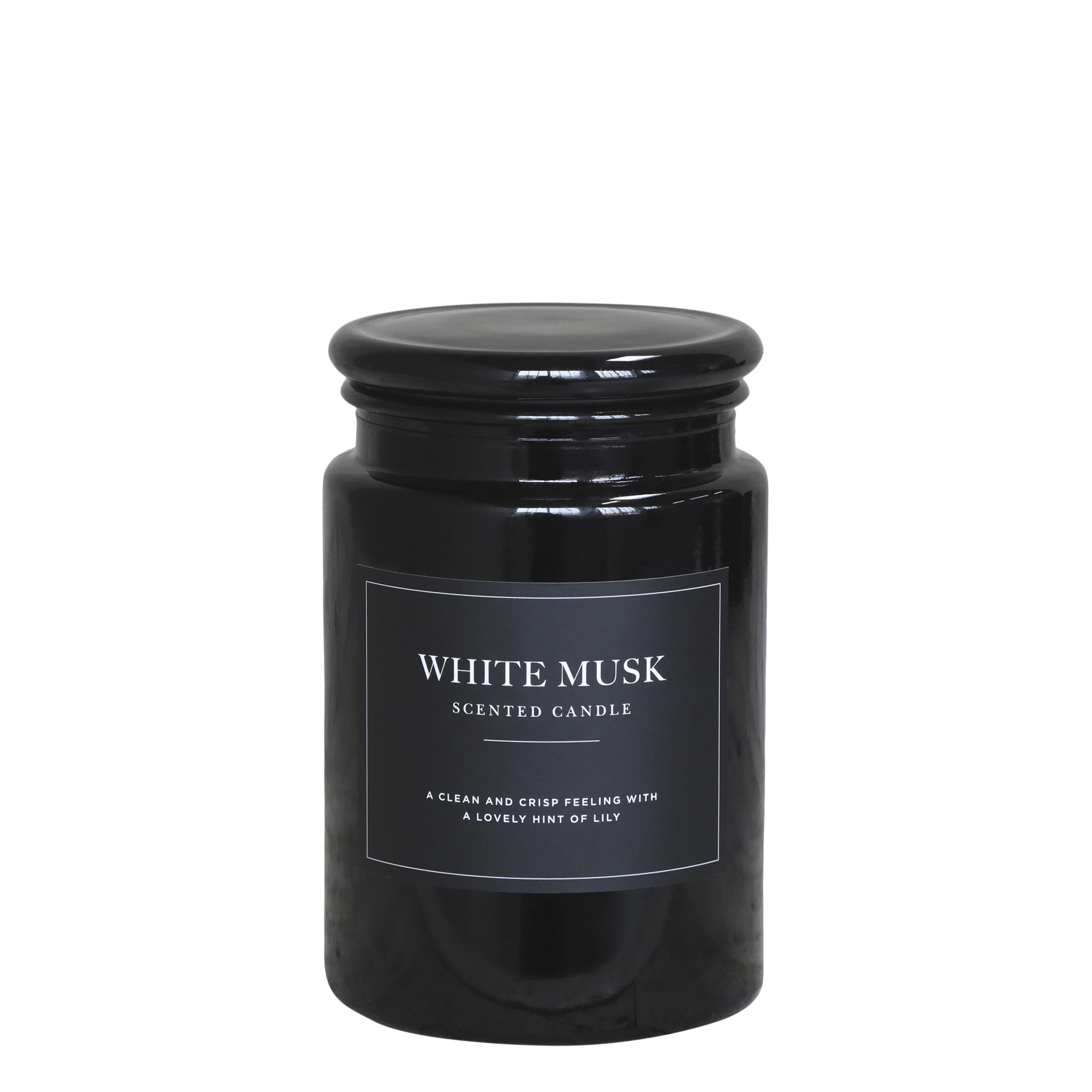 Scented Candle - White Musk - H14,5/Ø9,5 cm - 2