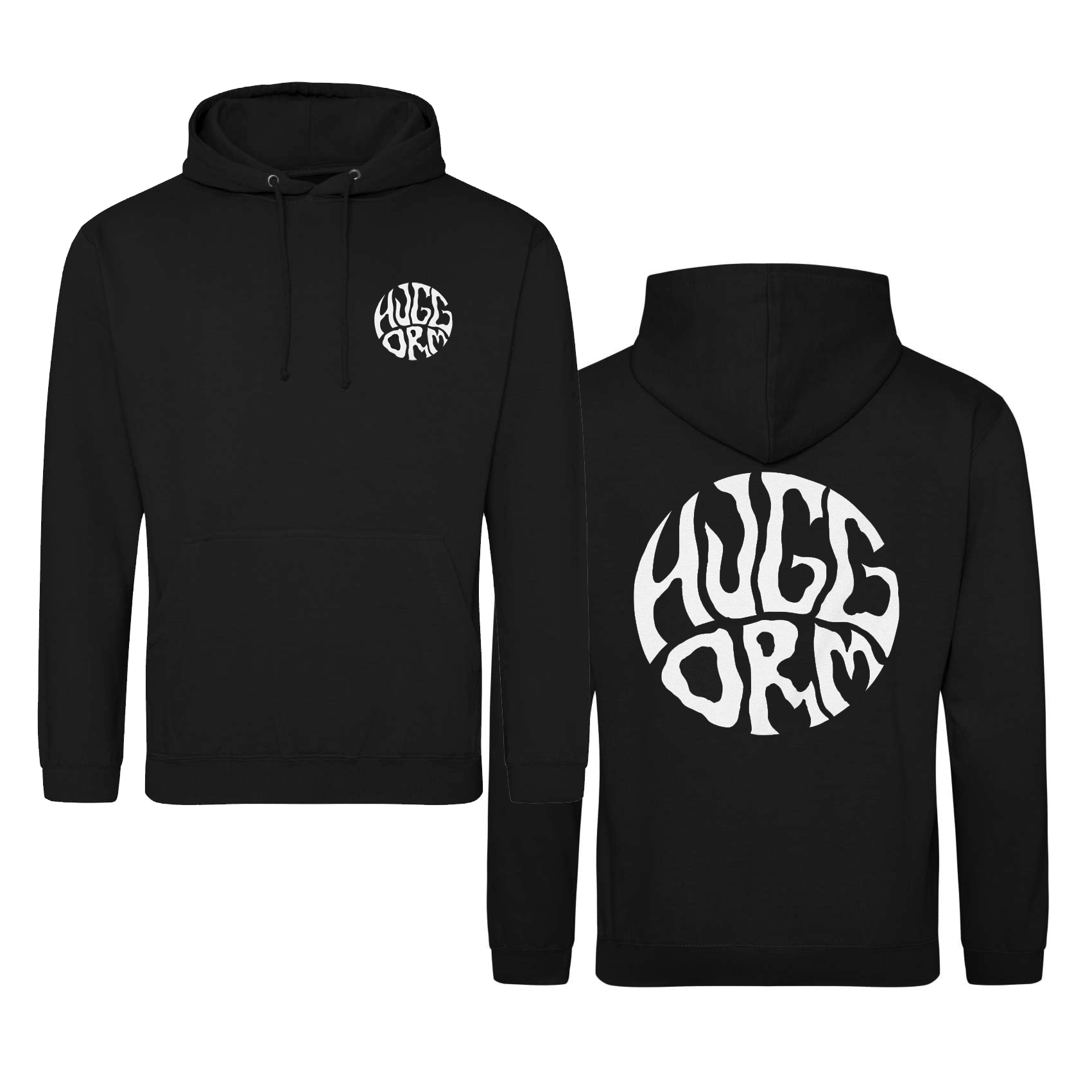 HUGGORM - HOODIE, LOGO (FRONT & BAK)