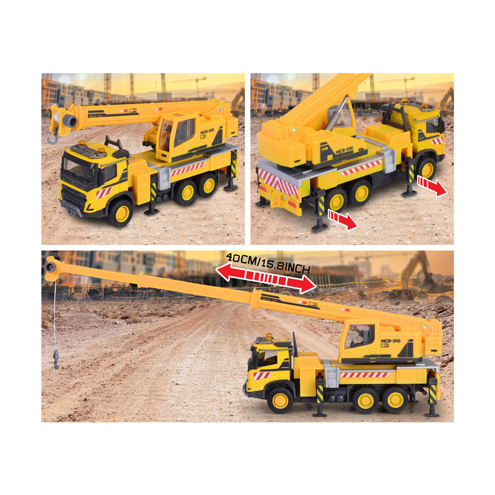Majorette Volvo FH16 Truck + Wheel Loader - 5